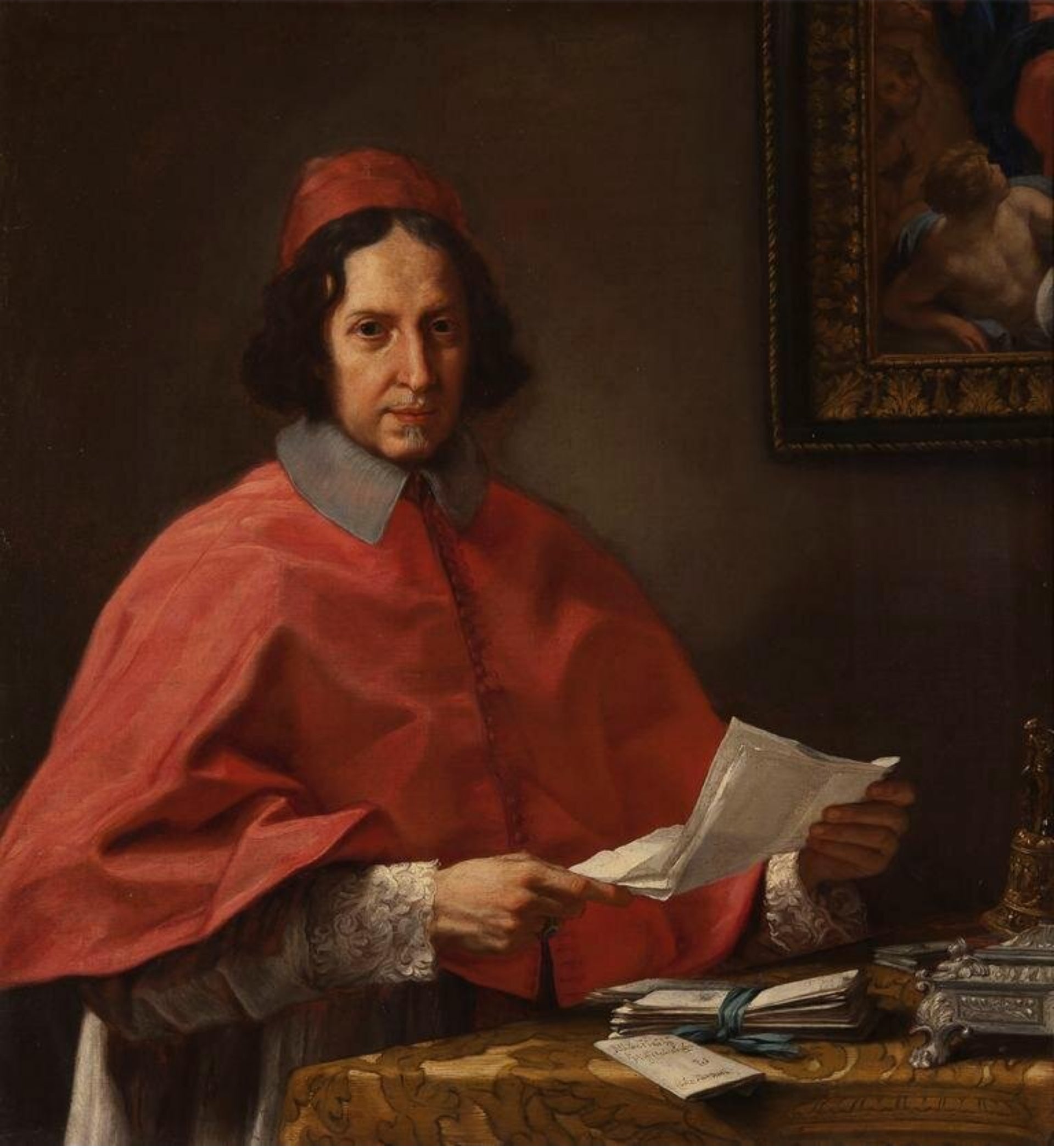 Portrait du cardinal Cibo Malaspina - Carlo Maratta image 1 reproduction de peinture à l’huile