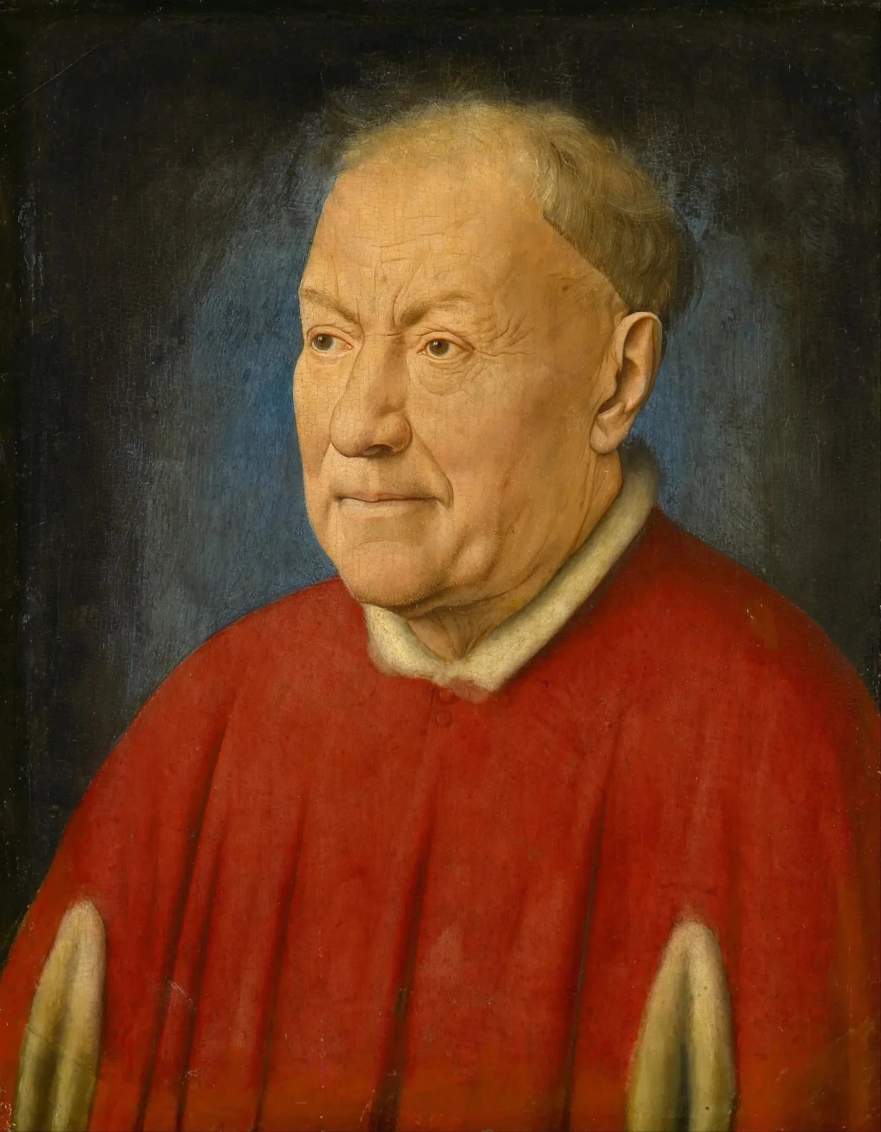 Portrait du cardinal Niccolò Albergati - Jan van Eyck image 1 tableau peint à l’huile sur toile
