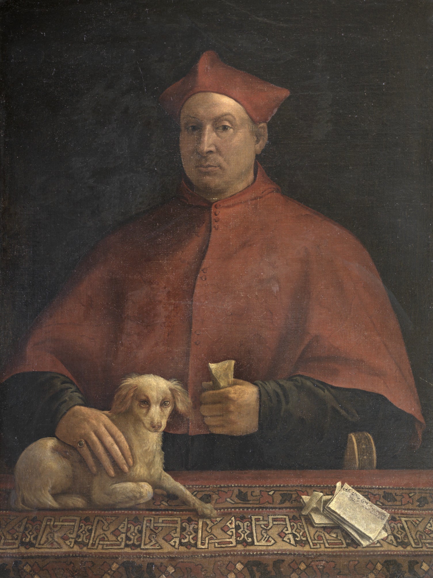 Portrait du cardinal Pompeo Colonna - Sebastiano del Piombo image 1 tableau peint à l’huile sur toile