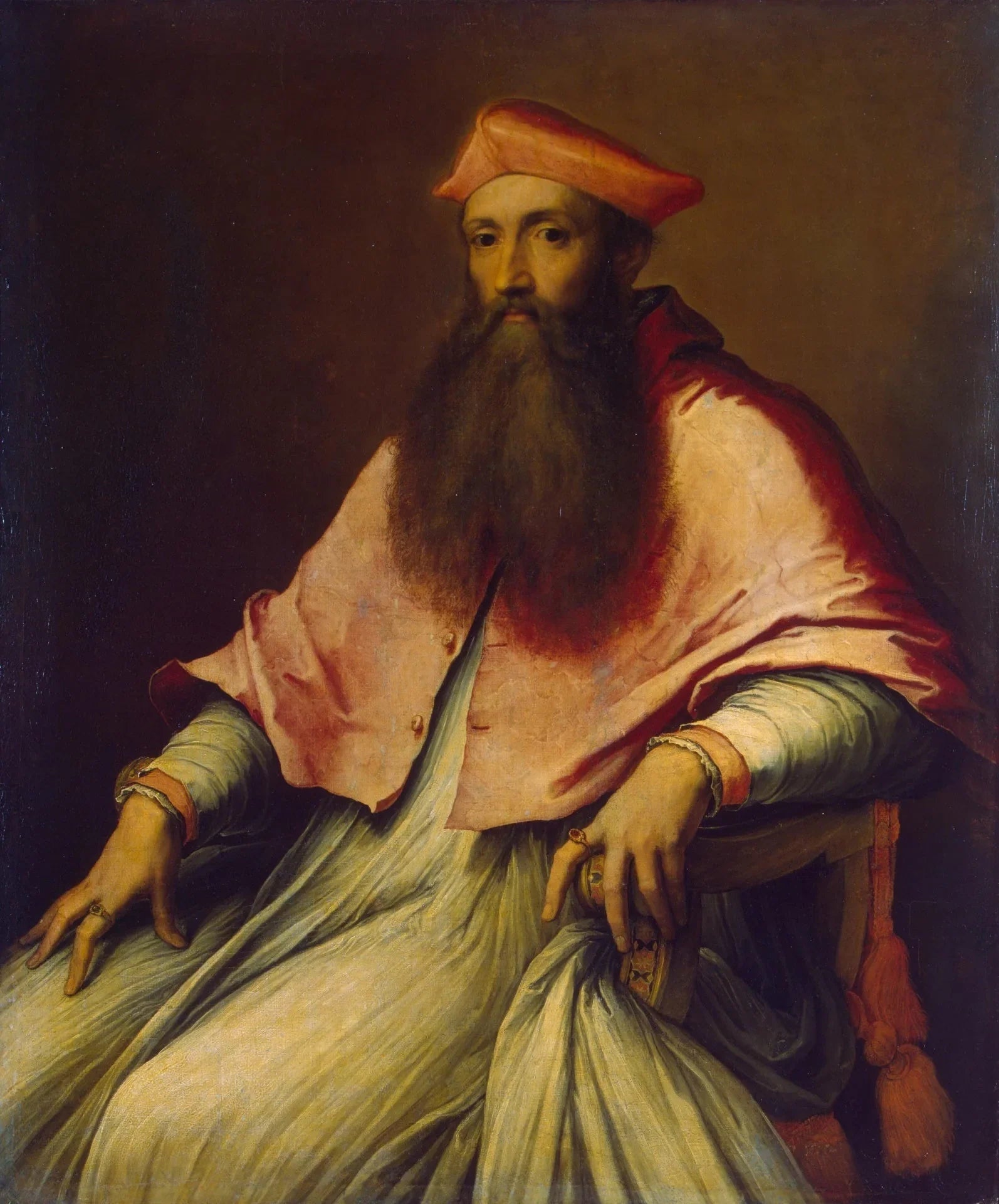 Portrait du cardinal Reginald Pole - Sebastiano del Piombo image 1 reproduction artisanale de tableau