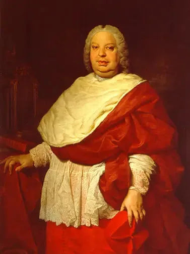 Portrait du cardinal Valenti Gonzaga - Pierre Subleyras image 1 copie peinte à la main à l’huile