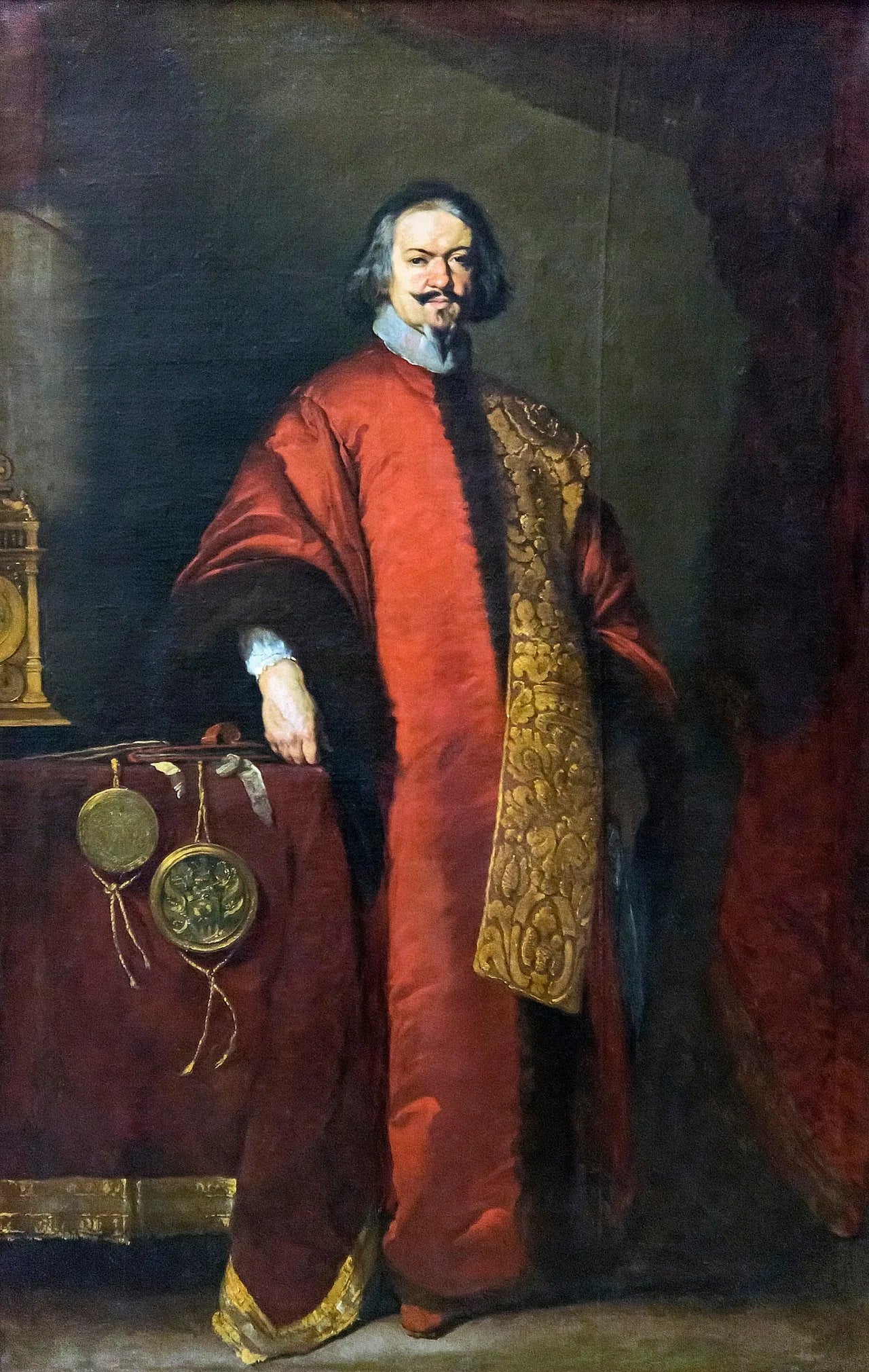Portrait du chevalier Giovanni Grimani - Bernardo Strozzi image 1 copie de tableau peinte à la main