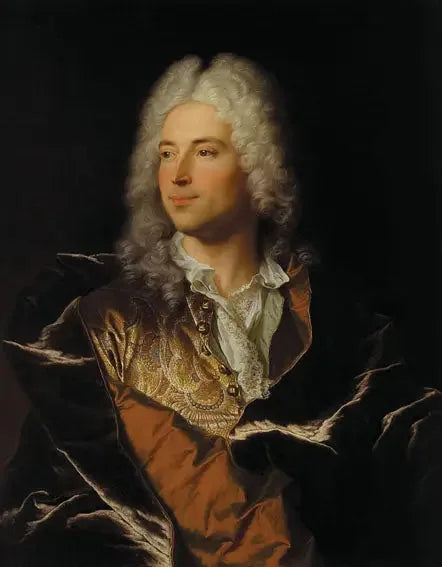 Portrait du chevalier Lucas Schaub von Basel - Hyacinthe Rigaud image 1 copie peinte à la main à l’huile