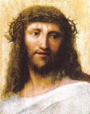 Portrait du Christ - Antonio da Correggio image 1 reproduction artisanale de tableau