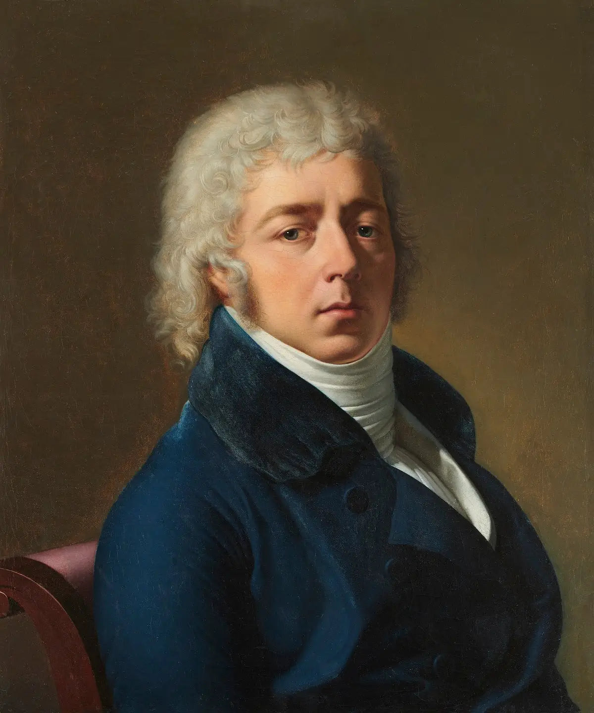 Portrait du citoyen Bourgeon - Anne-Louis Girodet image 1 copie de tableau peinte à la main