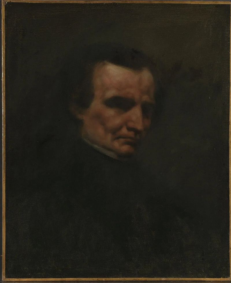 Portrait du compositeur Hector Berlioz - Gustave Courbet