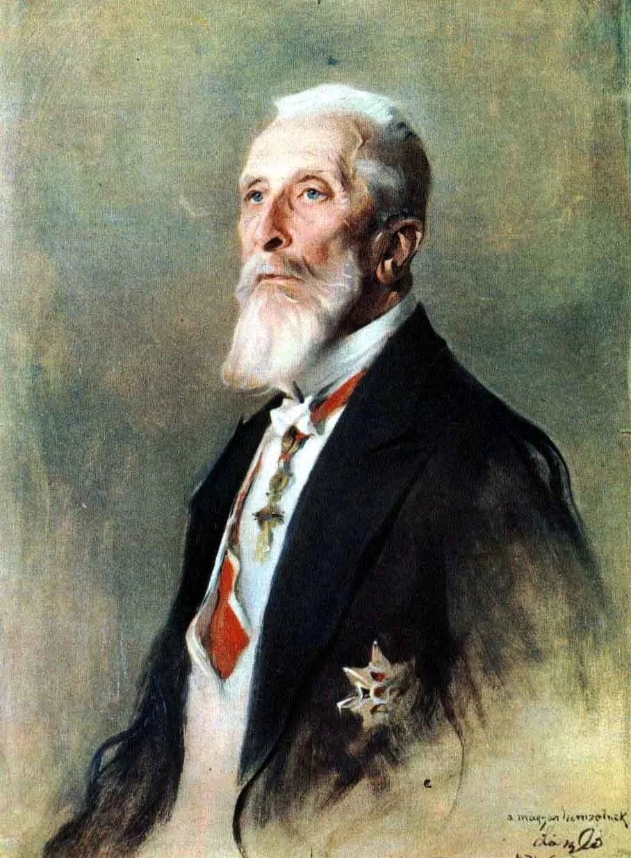 Portrait du comte Albert Apponyi - Philip de László image 1 copie de tableau peinte à la main