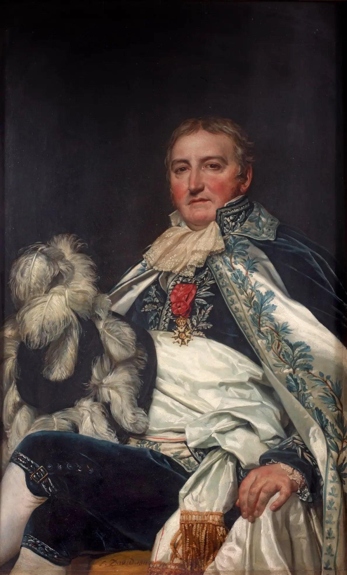 Portrait du comte Antoine Français de Nantes - Jacques-Louis David image 1 reproduction de peinture à l’huile