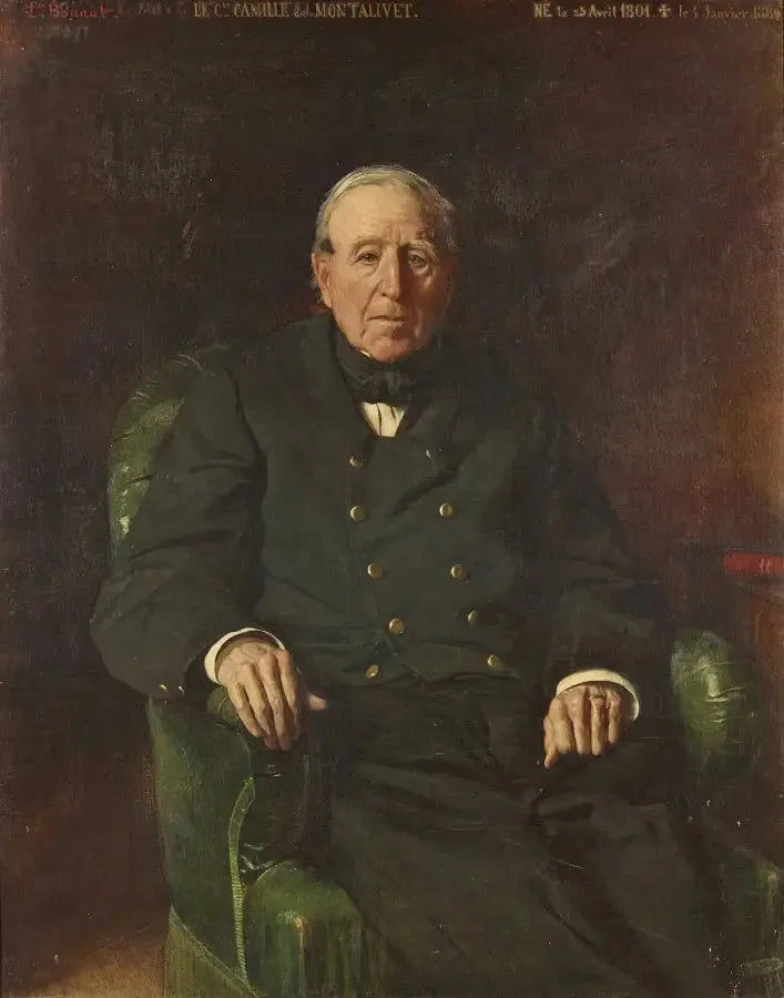 Portrait du comte de Montalivet - Léon Bonnat image 1 reproduction d’œuvre d’art à l’huile