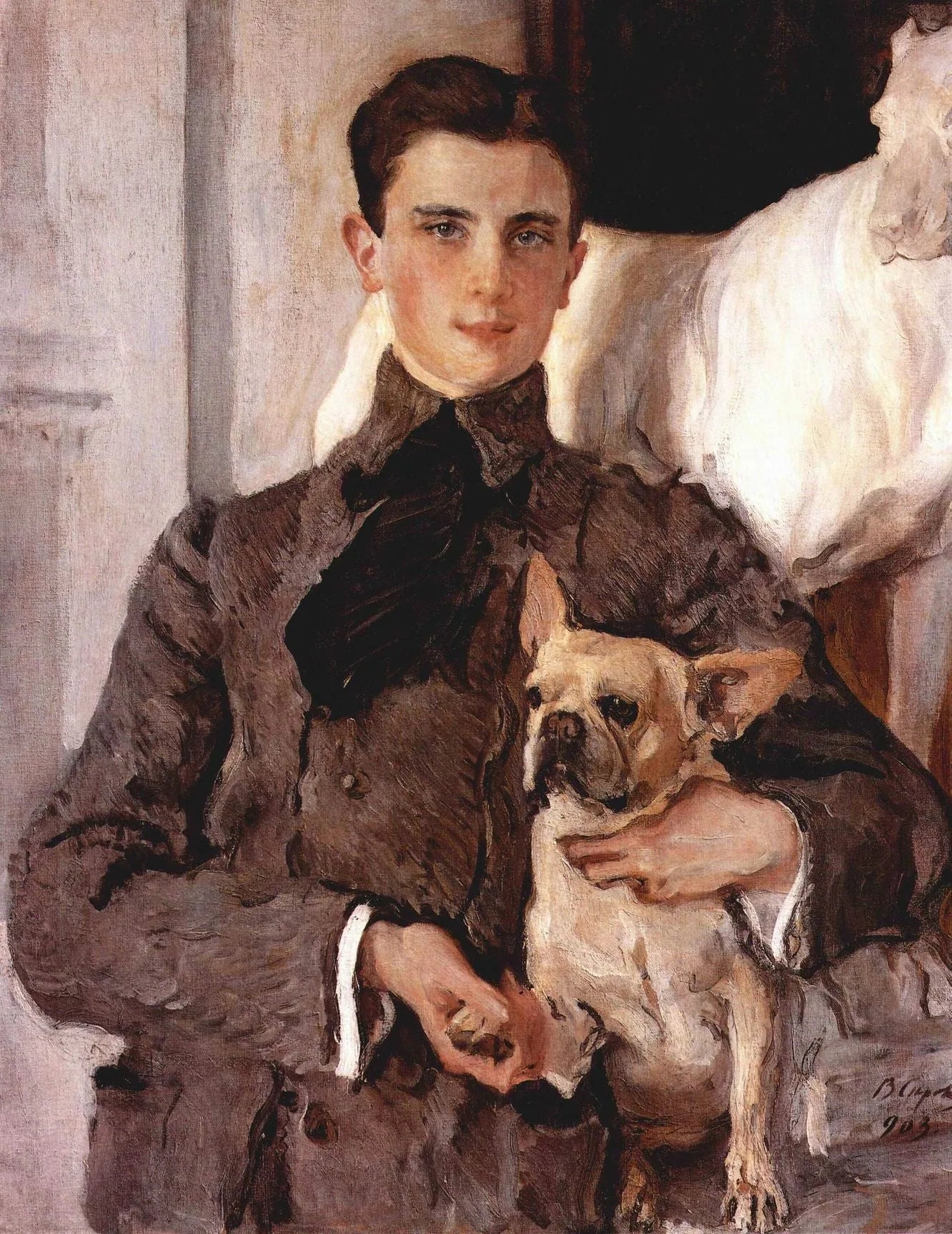 Portrait du comte Feliks Feliksovich Sumarokov-Elstov plus tard prince Yusupov - Valentin Serov image 1 reproduction de peinture à l’huile