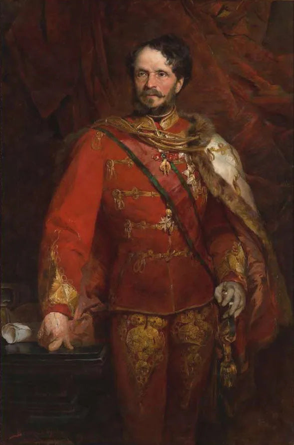 Portrait du comte Gyula Andrássy - Gyula Benczúr image 1 copie peinte à la main à l’huile