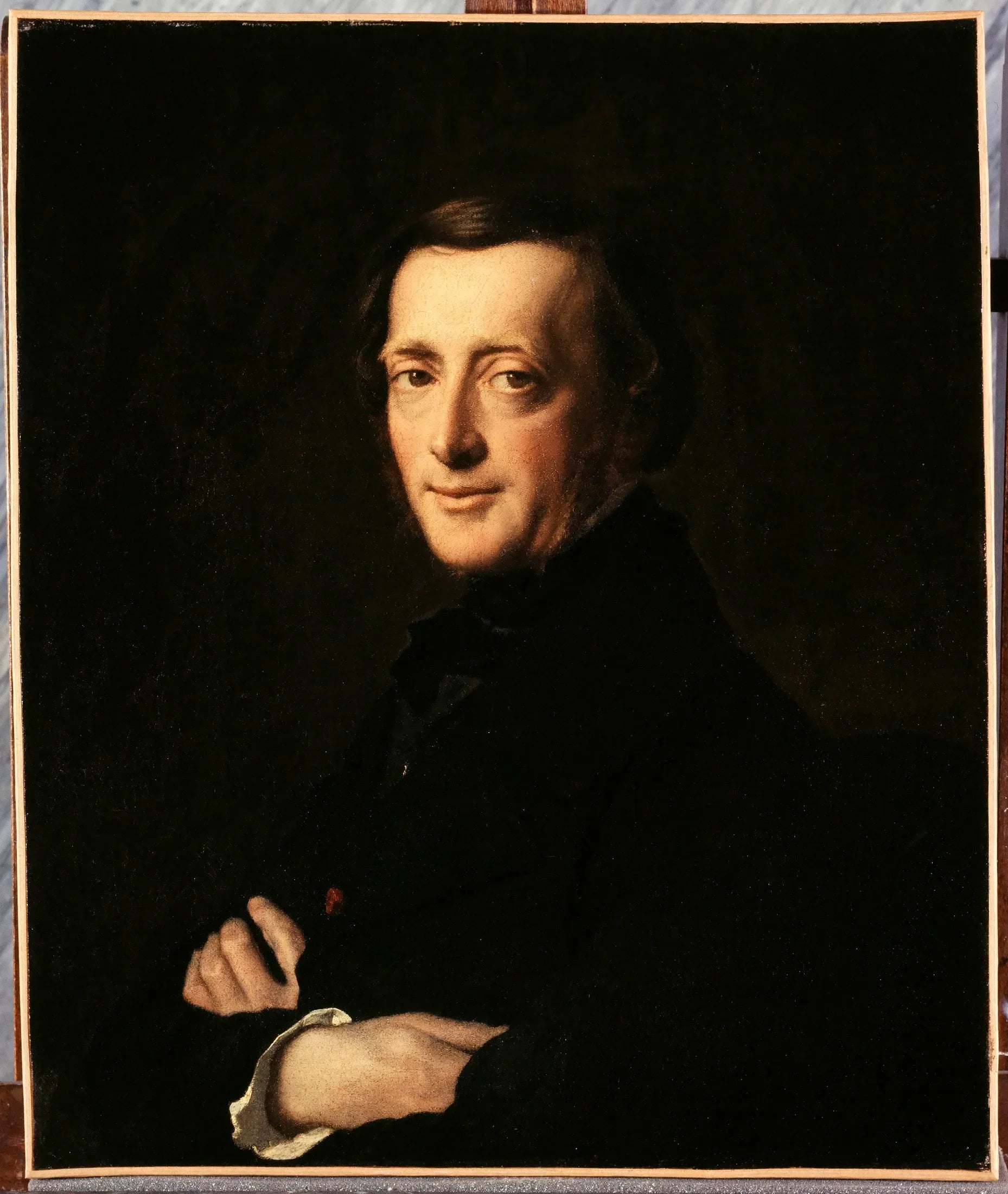 Portrait du Docteur M.G. Vers - Henri Lehmann image 1 reproduction artisanale de tableau
