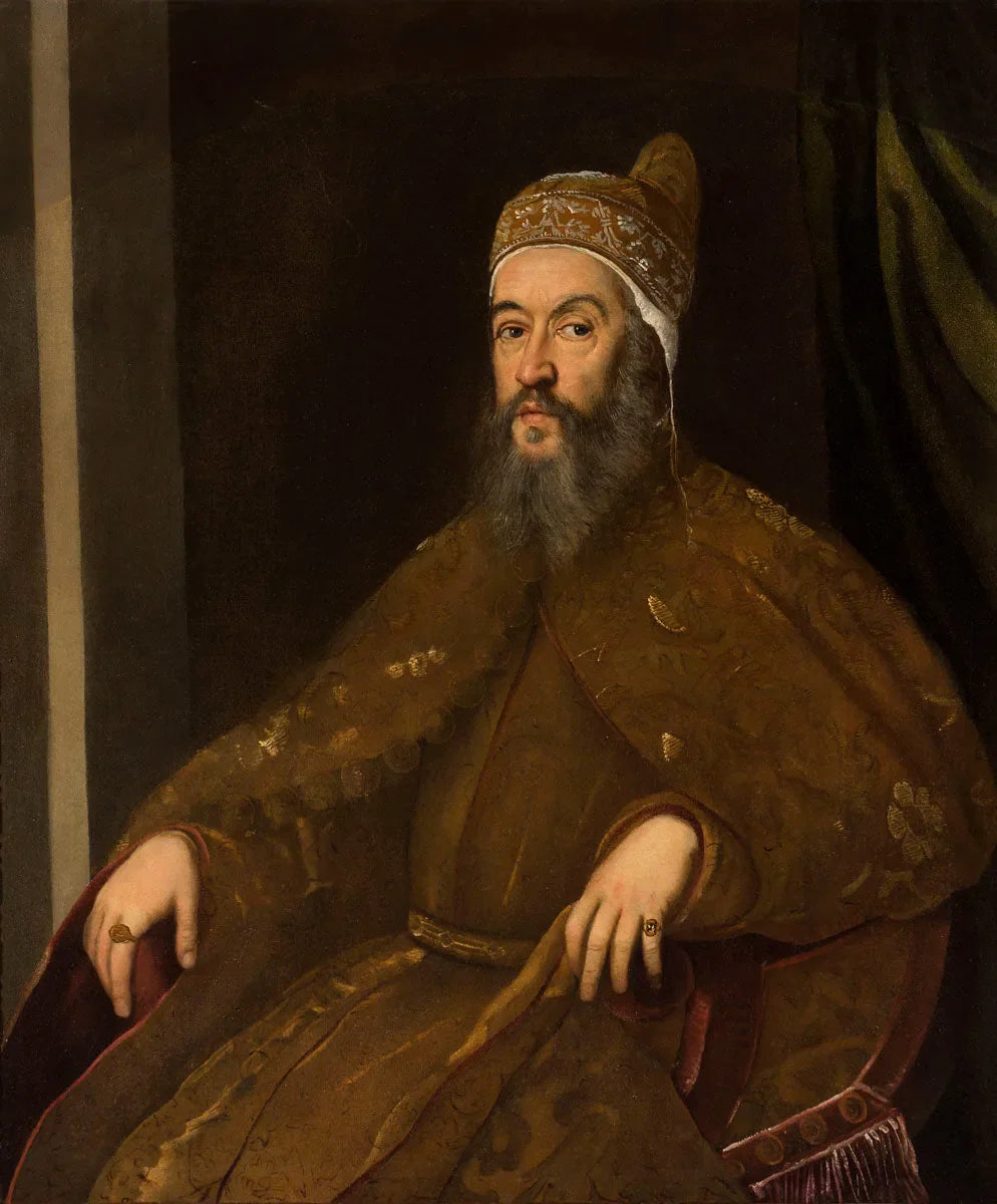 Portrait du Doge Alvise Mocenigo - Jacopo Tintoretto image 1 reproduction de peinture à l’huile