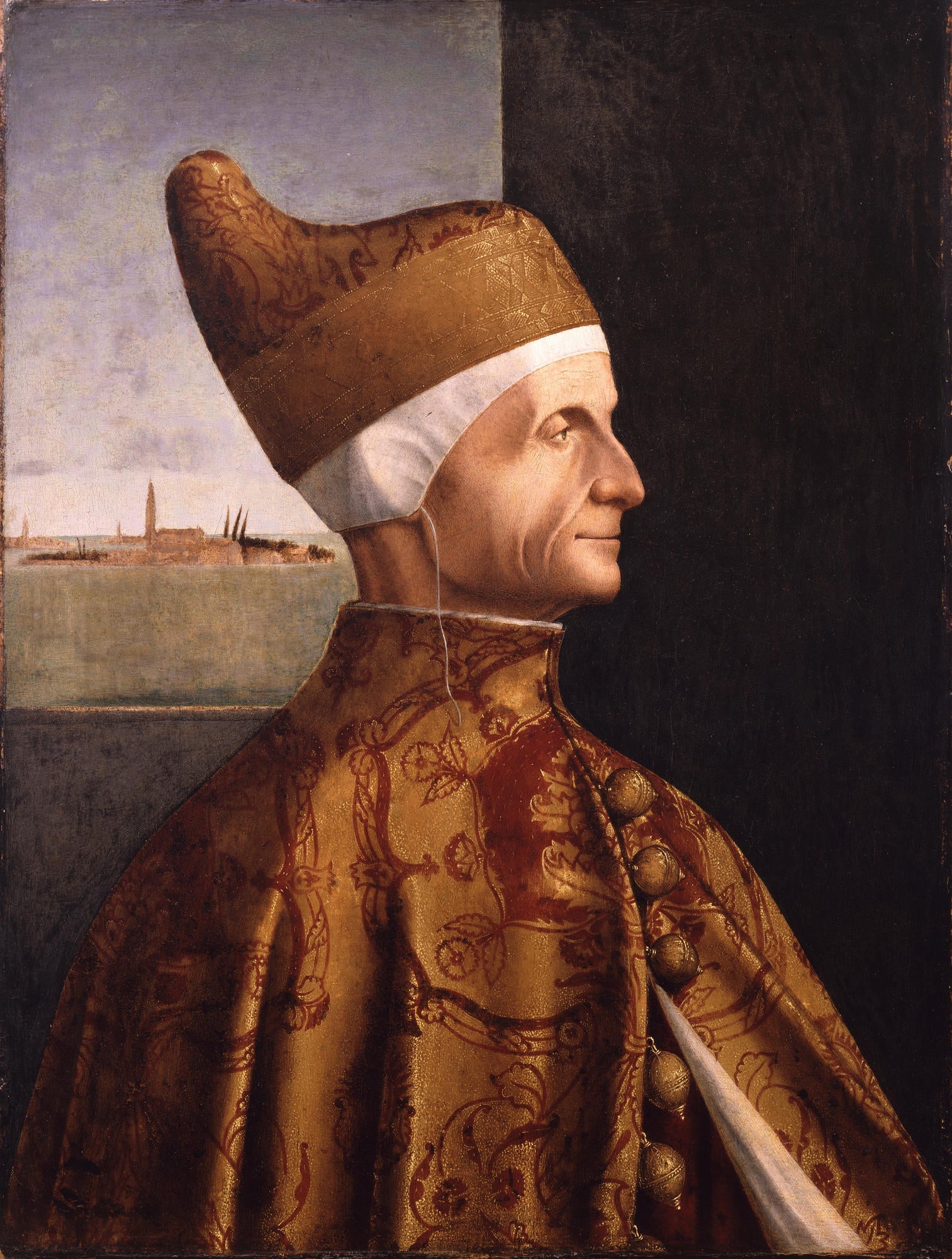 Portrait du doge Leonardo Loredan - Vittore Carpaccio image 1 reproduction réalisée par Alpha Reproduction