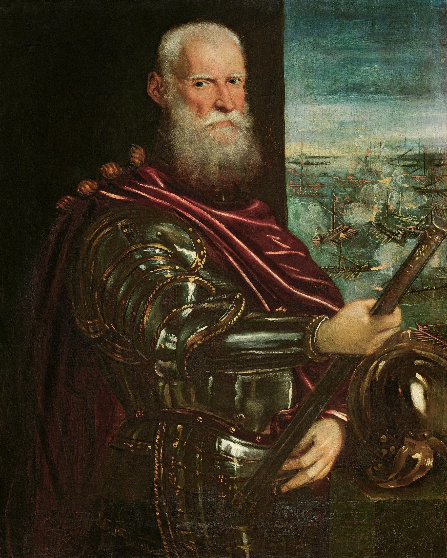 Portrait du doge Sébastien Venier - Jacopo Tintoretto image 1 reproduction artisanale de tableau