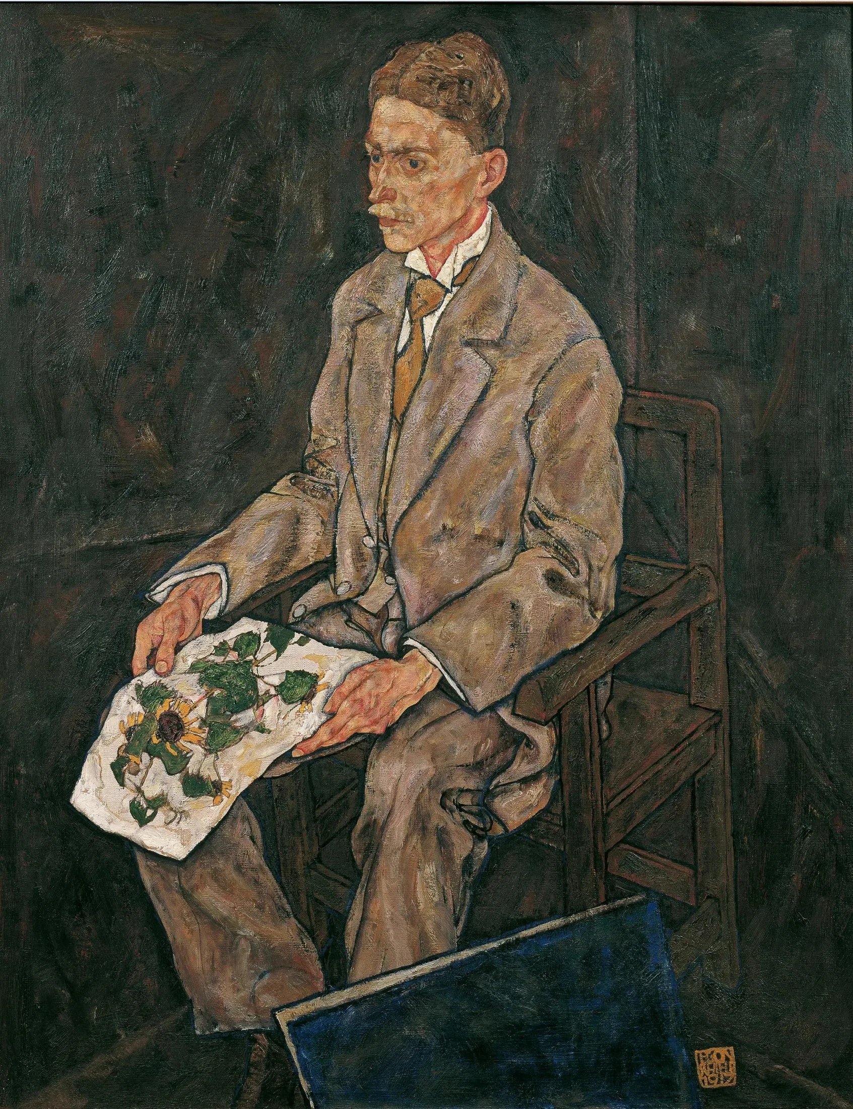 Portrait du Dr Franz Martin Haberditzl - Egon Schiele image 1 reproduction d’œuvre d’art à l’huile