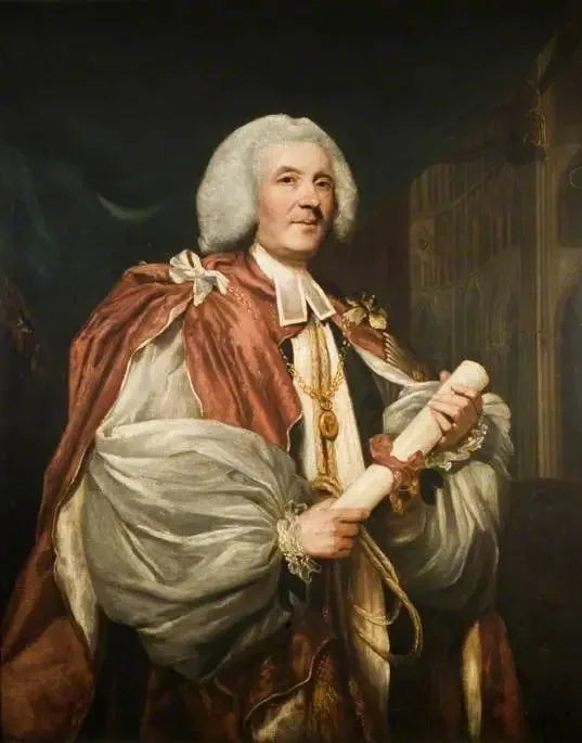 Portrait du Dr John Thomas, évêque de Rochester - Joshua Reynolds image 1 copie peinte à la main à l’huile