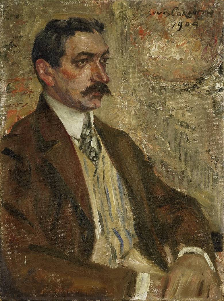 Portrait du Dr Ludwig Kraft - Lovis Corinth image 1 copie peinte à la main à l’huile