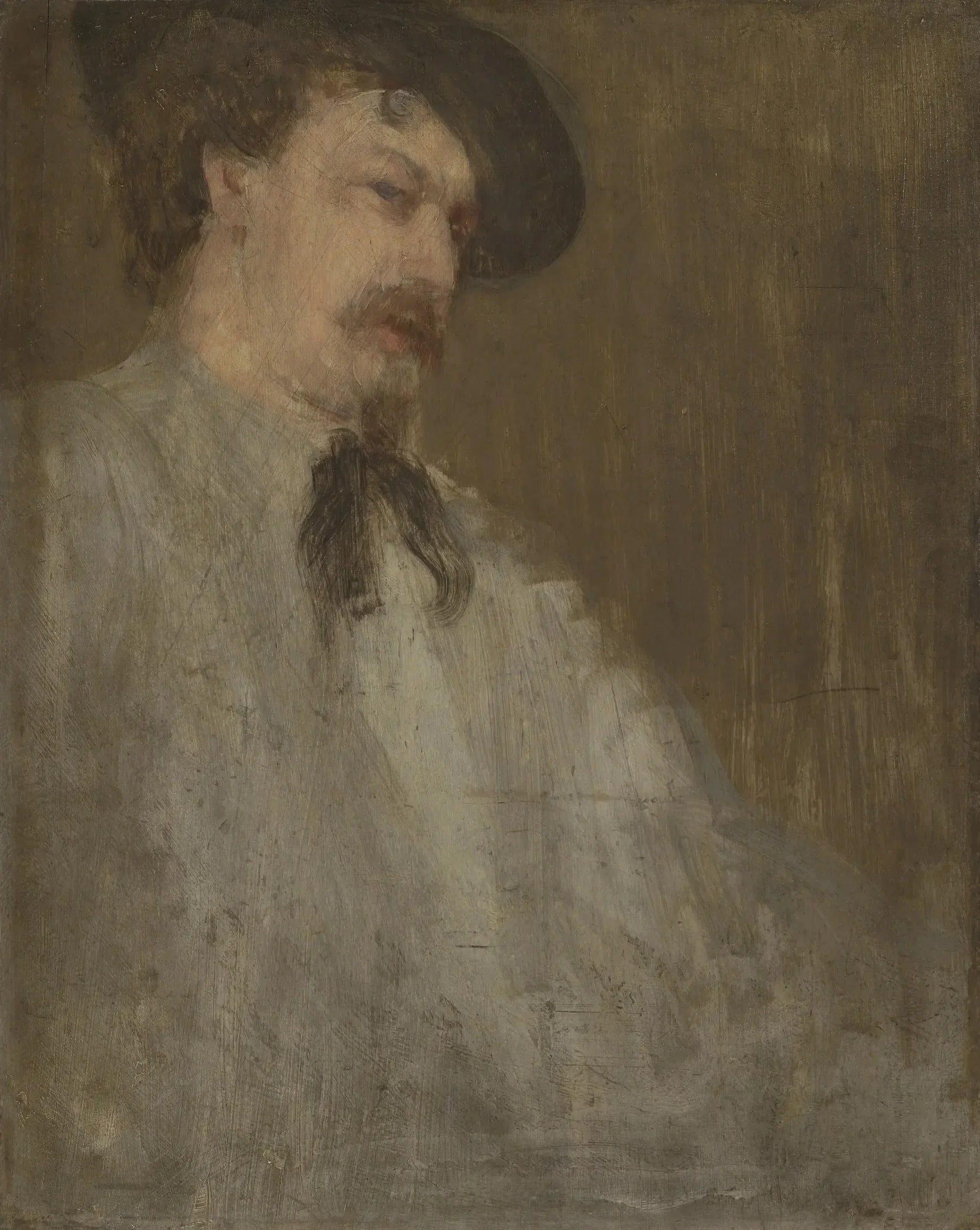 Portrait du Dr William McNeill Whistler - James Abbott McNeill Whistler image 1 copie de tableau peinte à la main