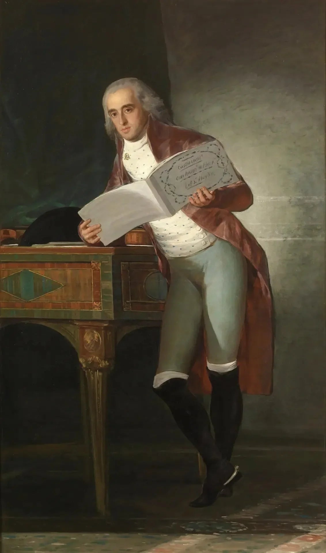 portrait du duc d'Albe - Francisco de Goya image 1 reproduction de peinture à l’huile