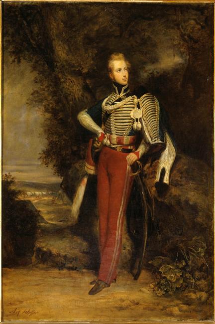 Portrait du duc d'Orléans - Ary Scheffer image 1 tableau peint à l’huile sur toile