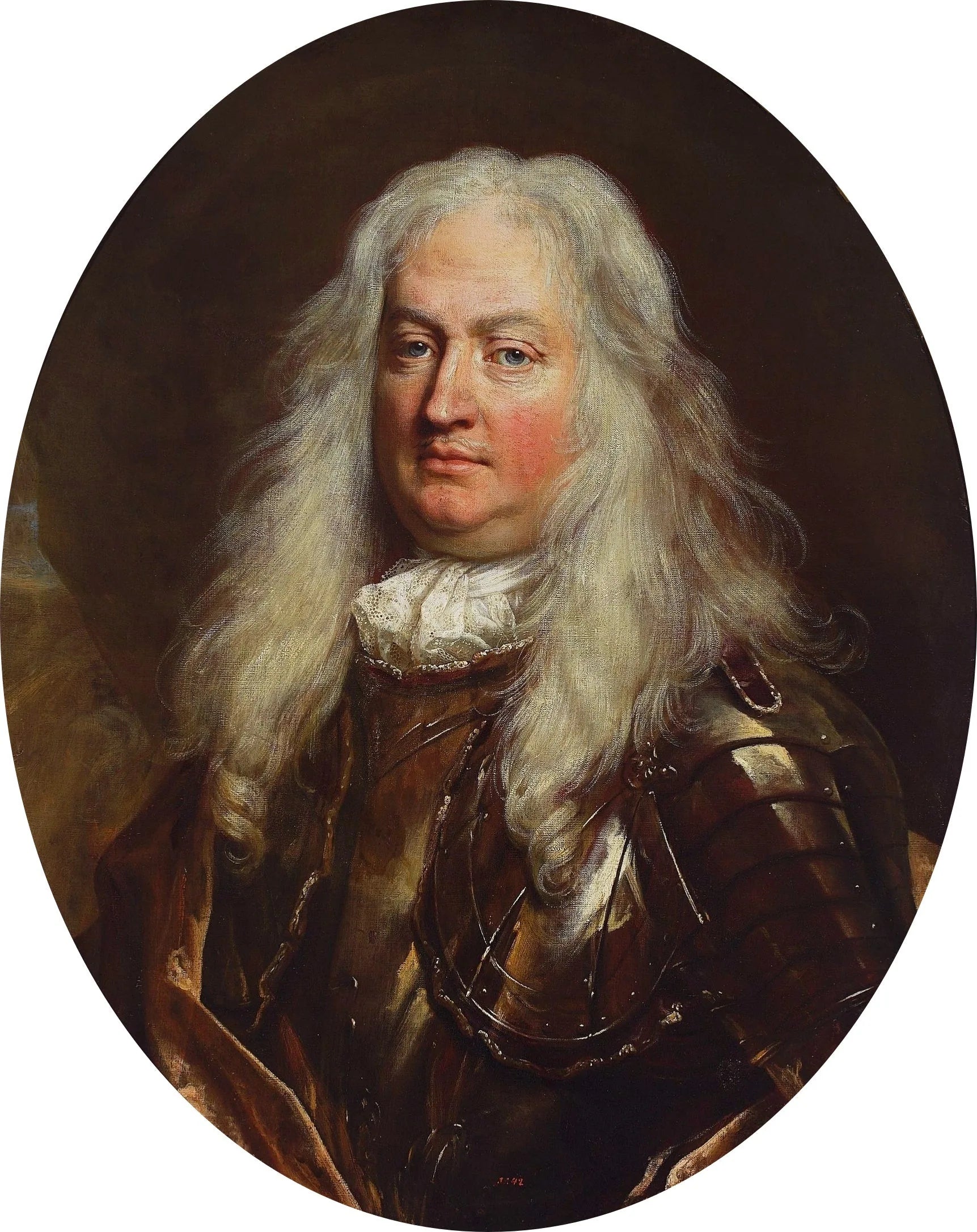 Portrait du général Bardo di Bardi Magalotti (1630-1705) - Nicolas de Largillière image 1 reproduction artisanale de tableau