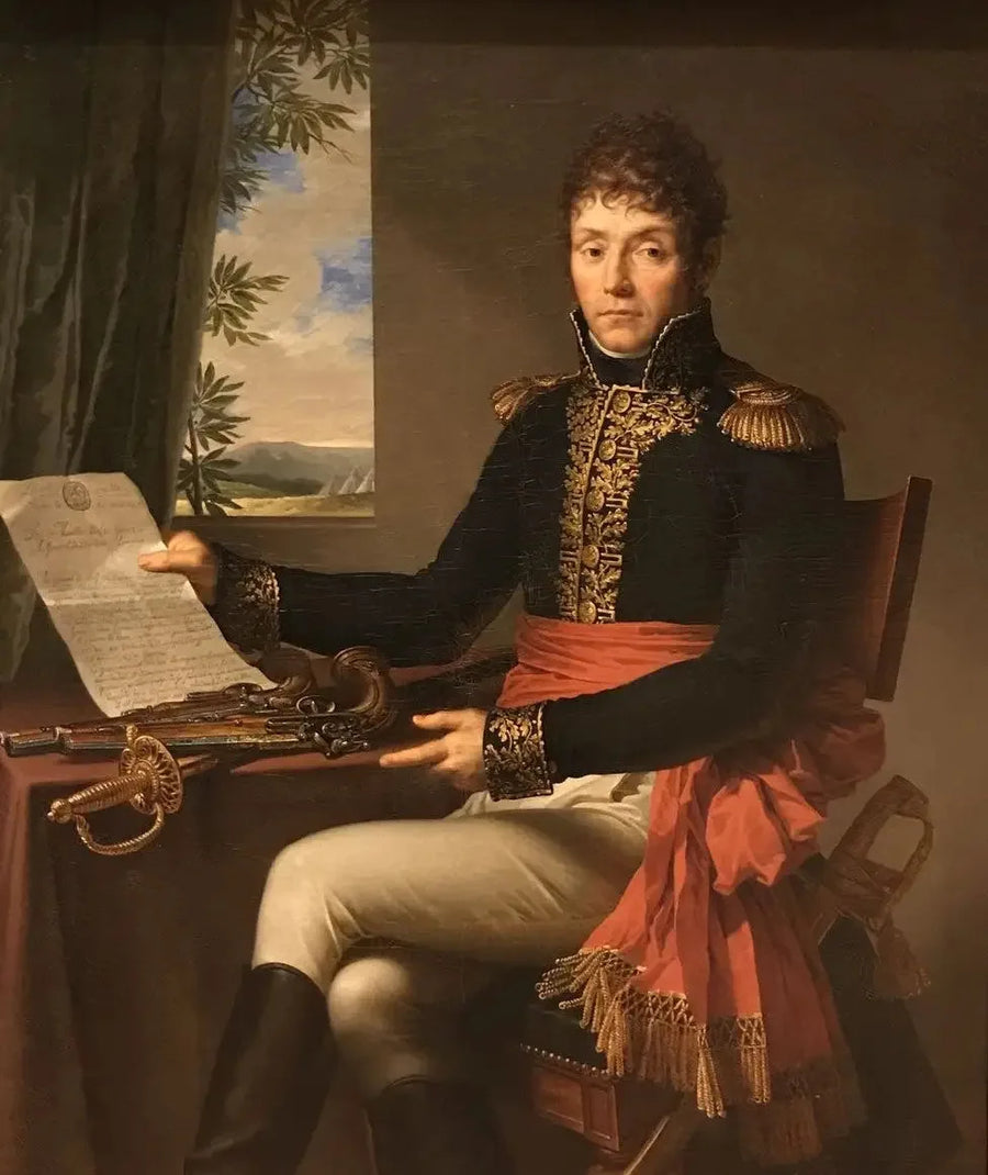 Portrait du général Lemoine - Charles Meynier image 1 copie de tableau peinte à la main