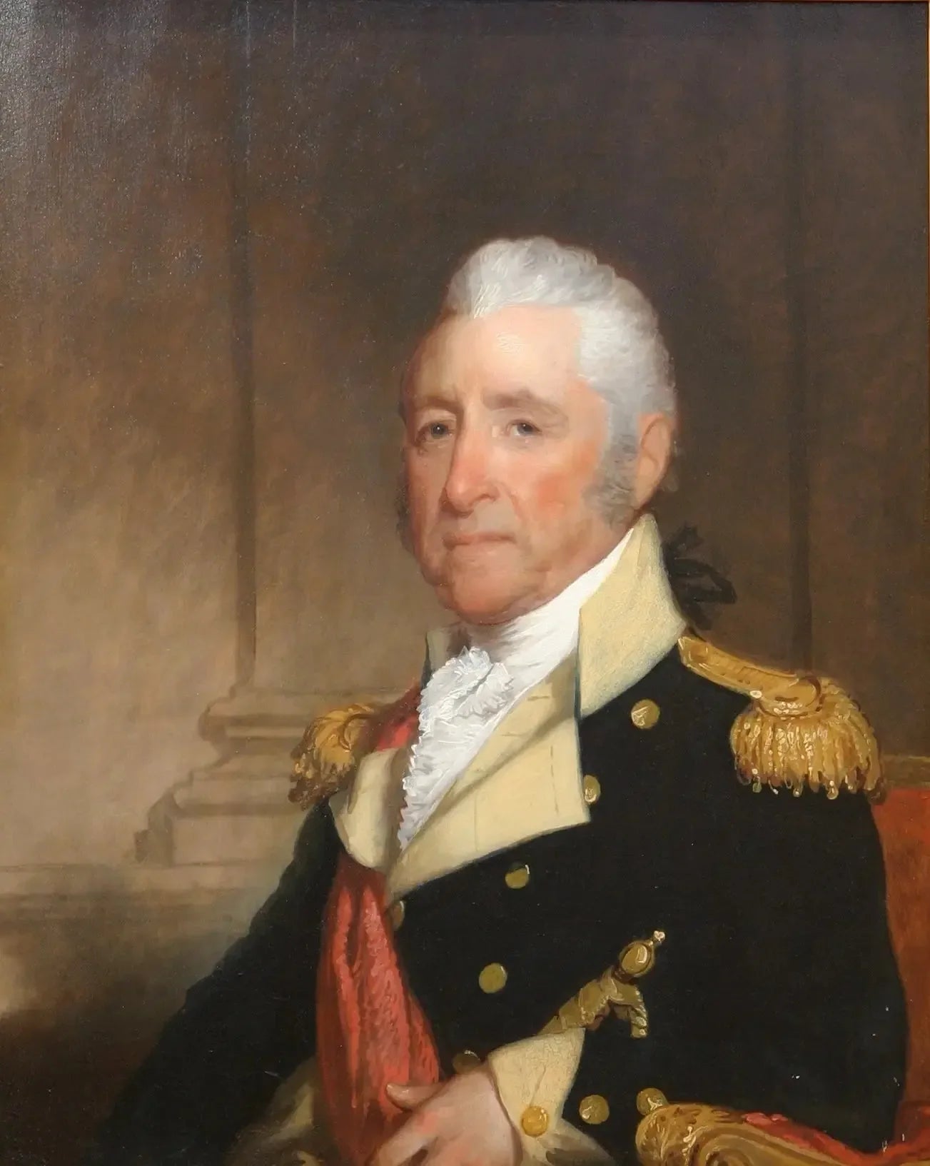 Portrait du gouverneur John Brooks - Gilbert Stuart image 1 reproduction artisanale de tableau