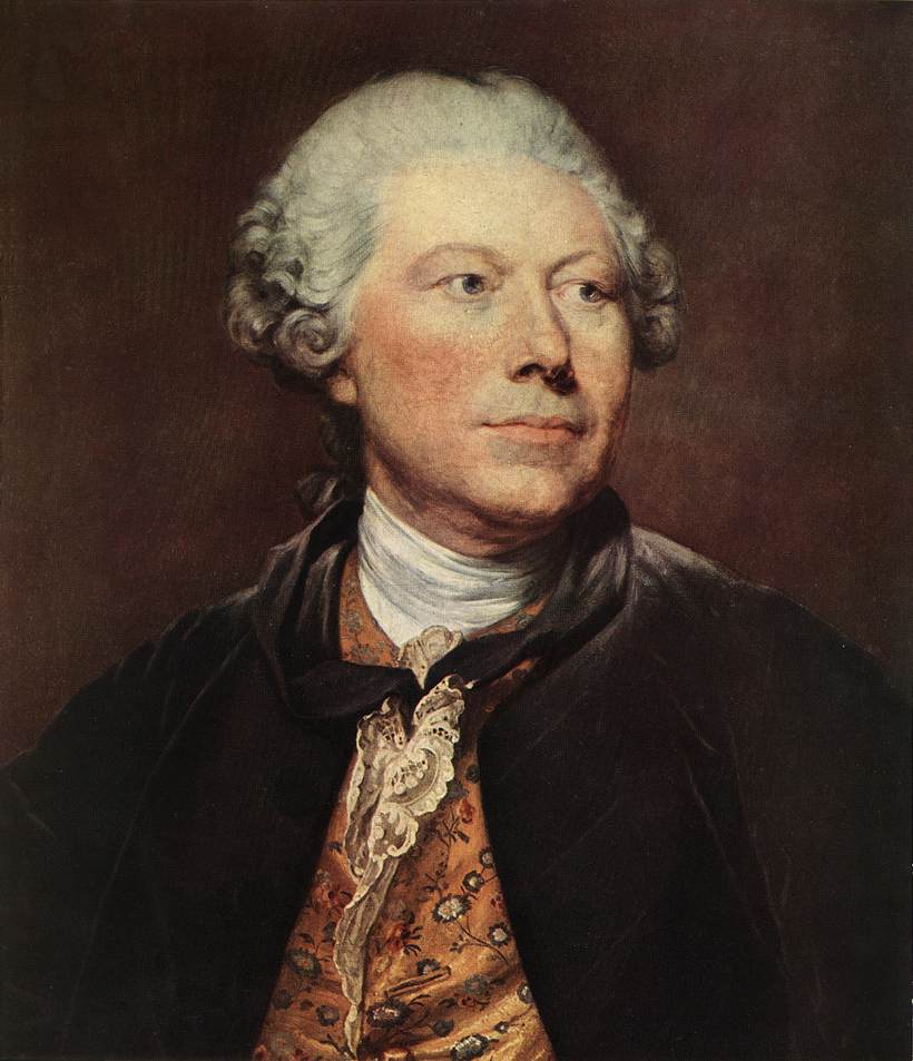 Portrait du graveur Jean-Georges Wille - Jean-Baptiste Greuze image 1 copie peinte à la main à l’huile
