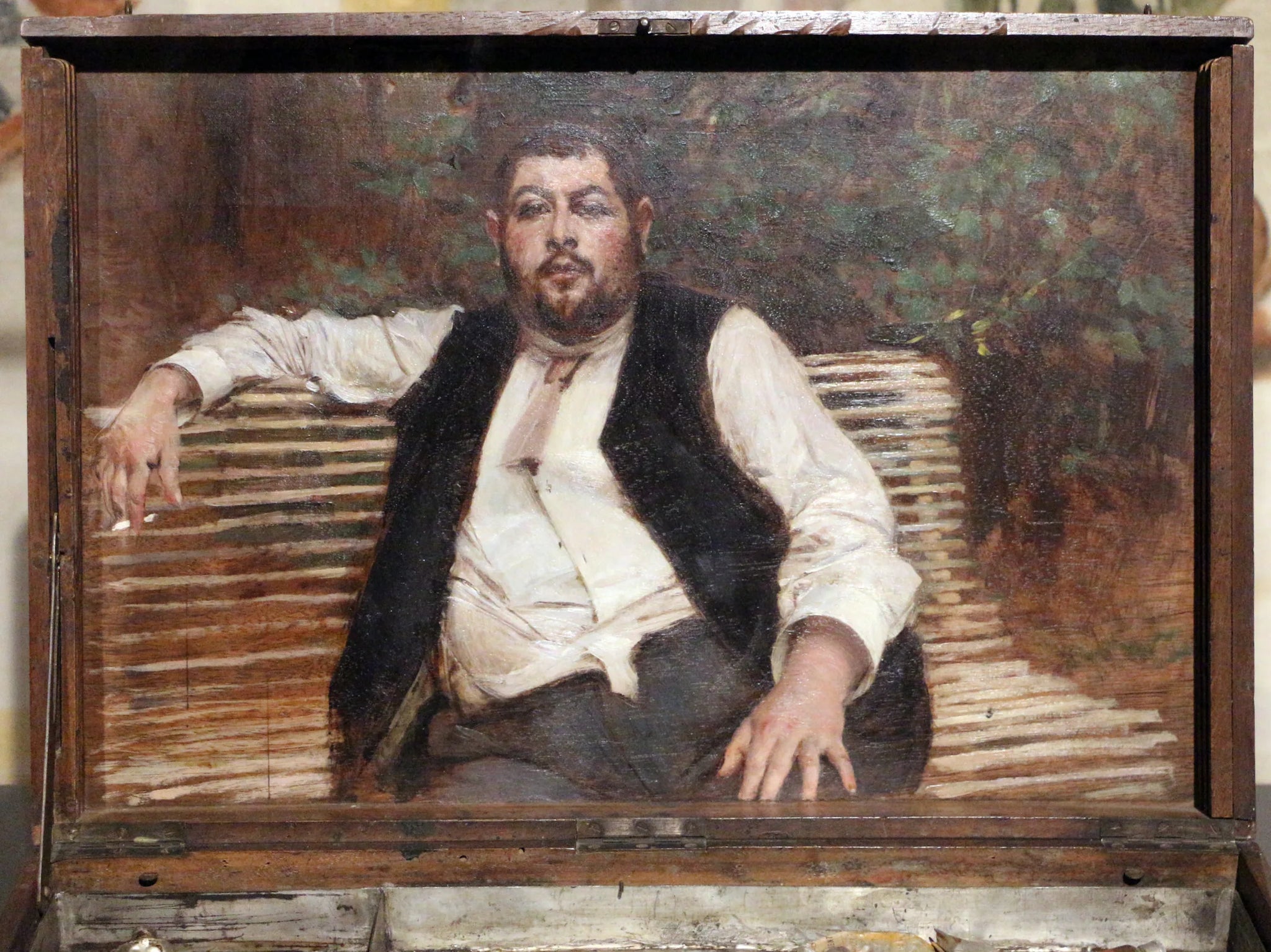 Portrait du jardinier des Veil-Picard - Giovanni Boldini image 1 reproduction de peinture à l’huile