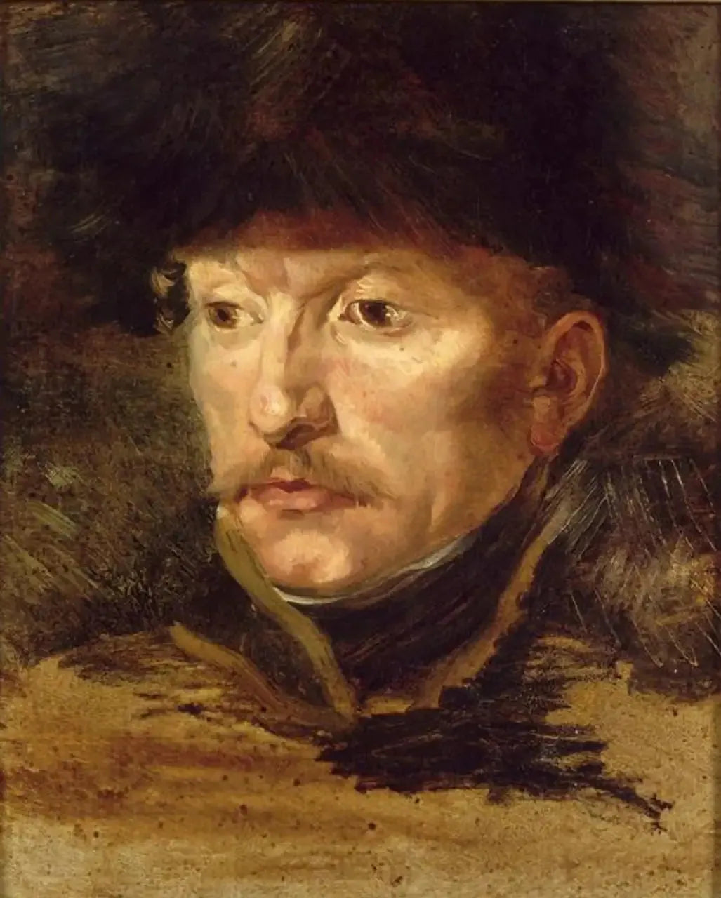 Portrait du lieutenant Dieudonné - Théodore Géricault image 1 reproduction d’œuvre d’art à l’huile