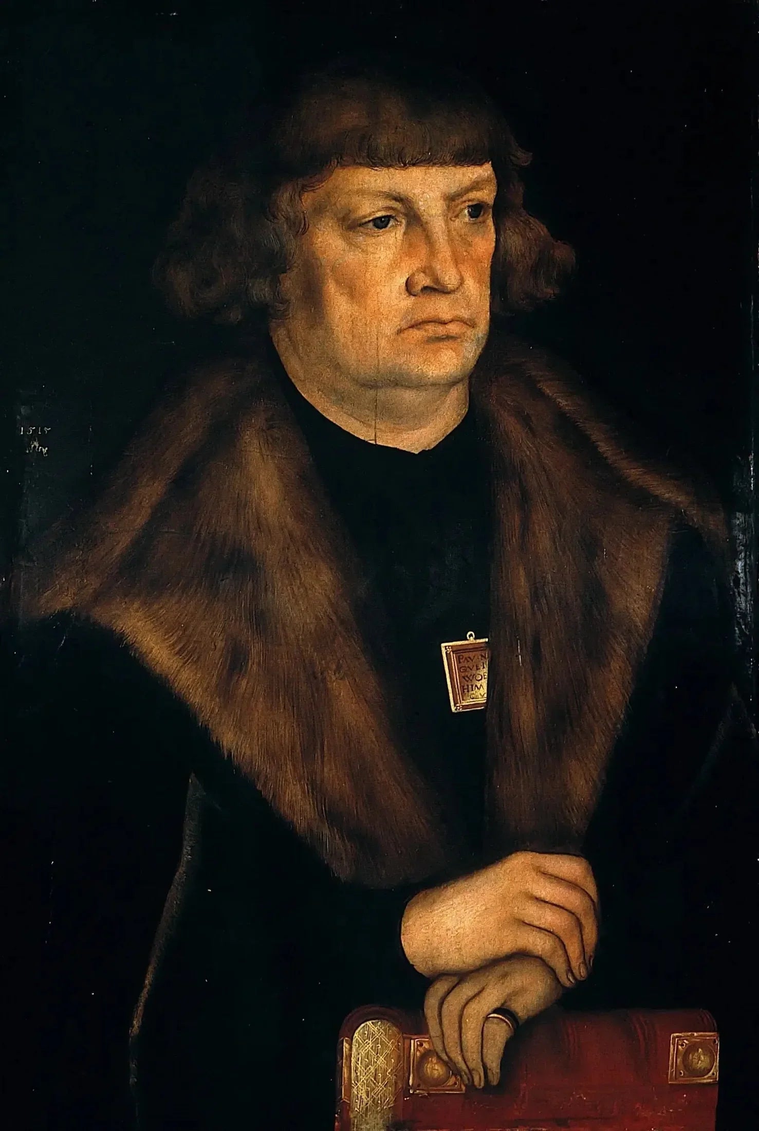 Portrait du maire de Weißenfels - Lucas Cranach the Elder image 1 reproduction artisanale de tableau