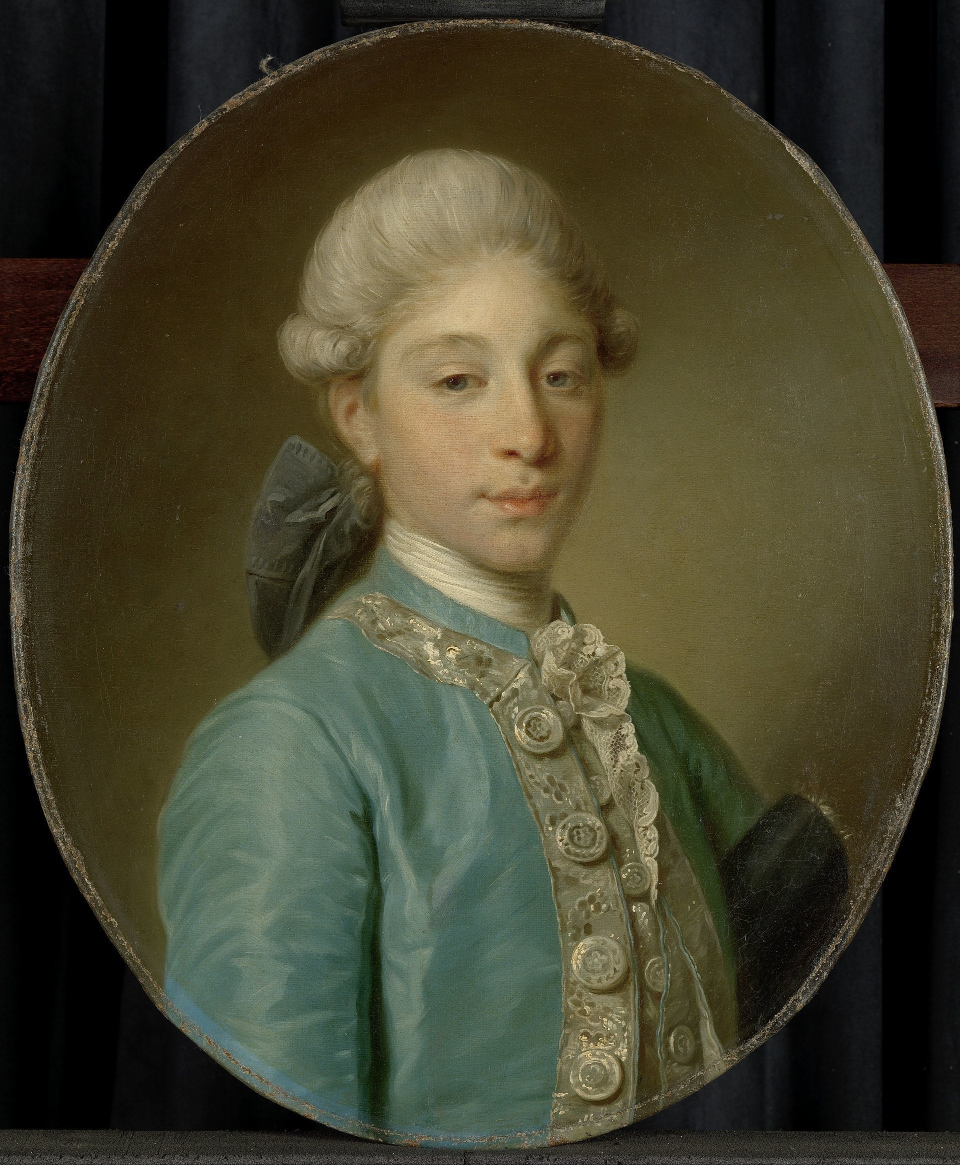 Portrait du marquis de Saint-Paul - Jean-Baptiste Greuze image 1 tableau peint à l’huile sur toile