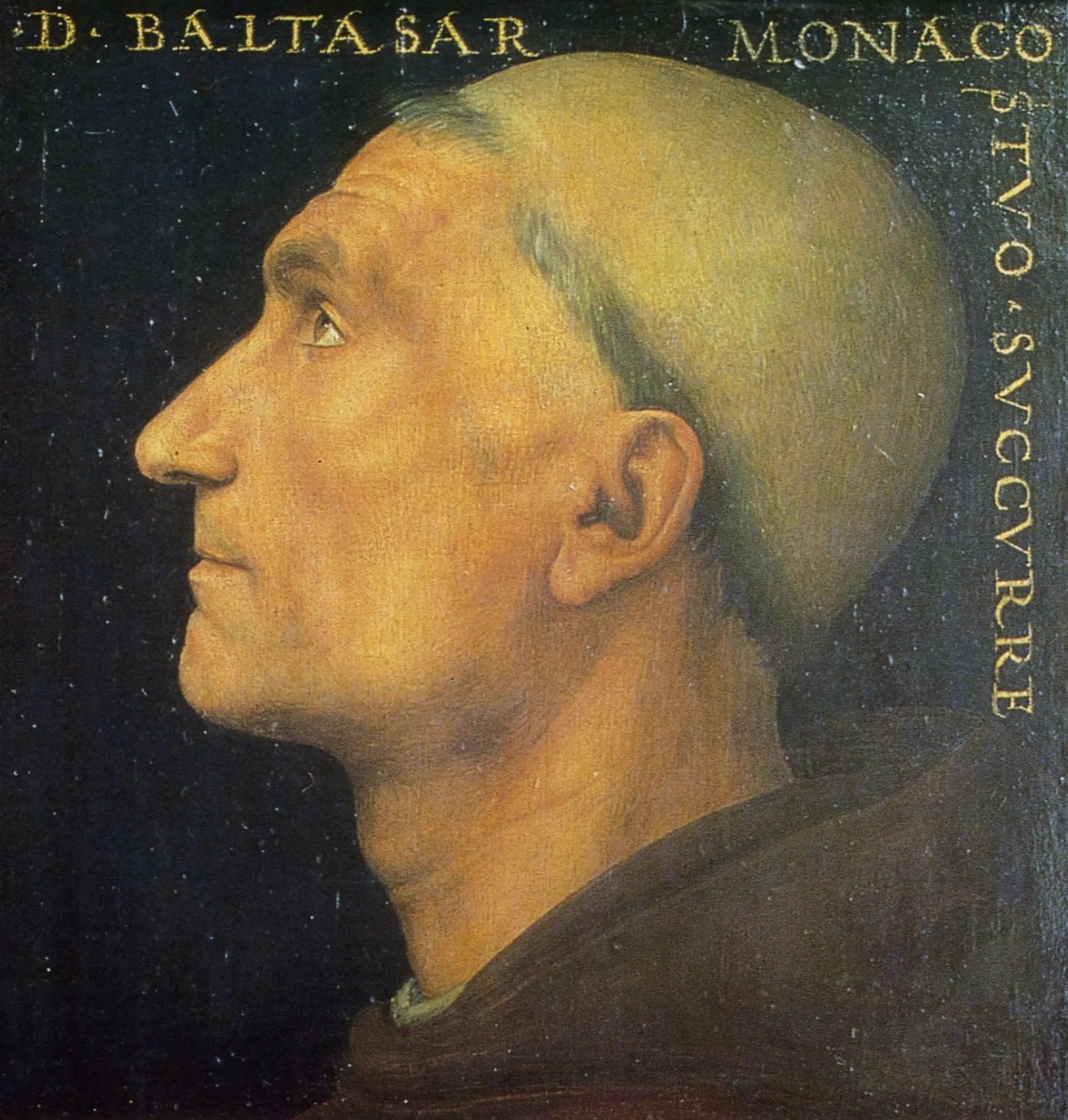 Portrait du moine Baldassarre - Pietro Perugino image 1 copie peinte à la main à l’huile