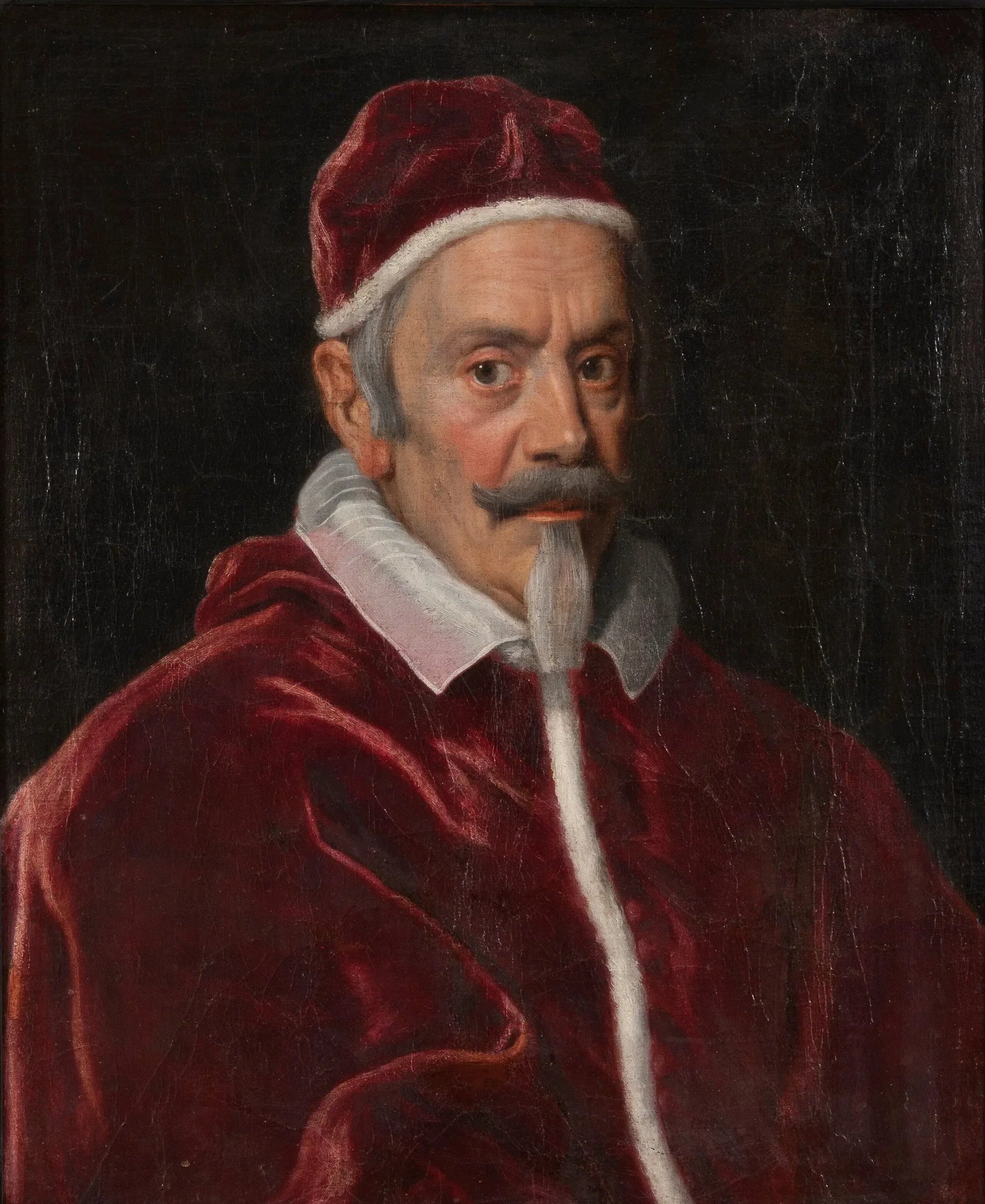 Portrait du pape Alexandre VII - Giovanni Battista Gaulli image 1 reproduction artisanale de tableau