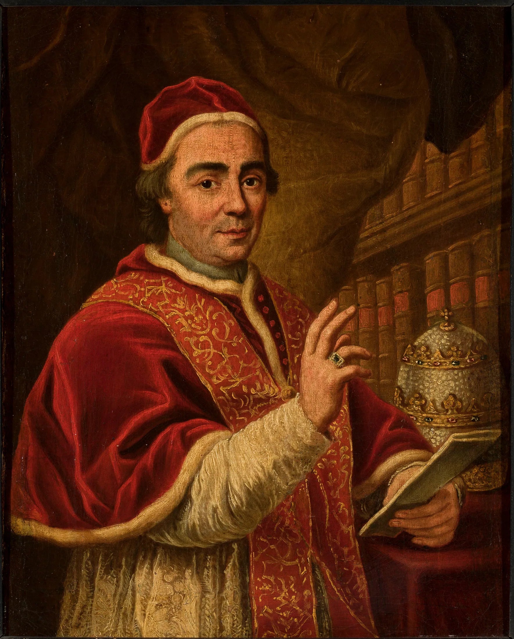 Portrait du pape Clément XIII - Anton Raphael Mengs image 1 copie de tableau peinte à la main