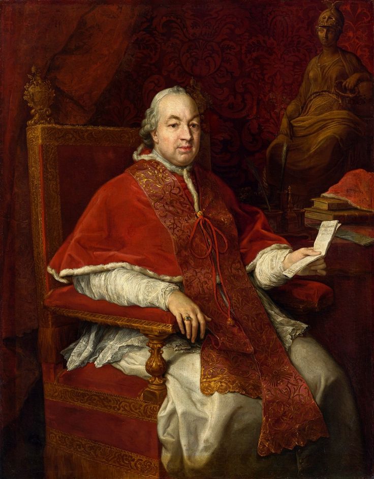 Portrait du pape Pie VI. - Pompeo Batoni image 1 copie peinte à la main à l’huile