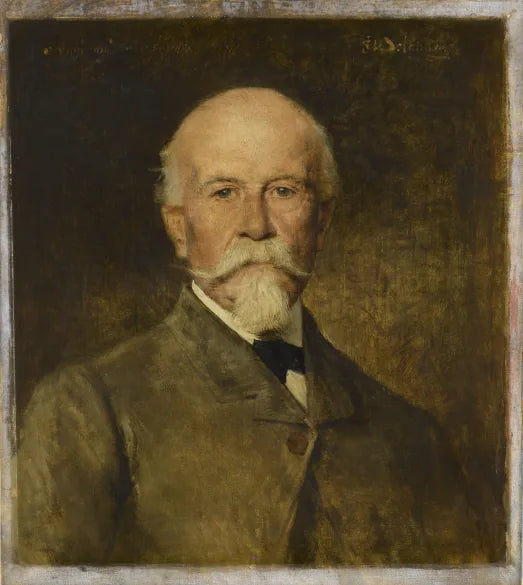 Portrait du peintre Auguste Toulmouche - Jules-Élie Delaunay image 1 copie peinte à la main à l’huile