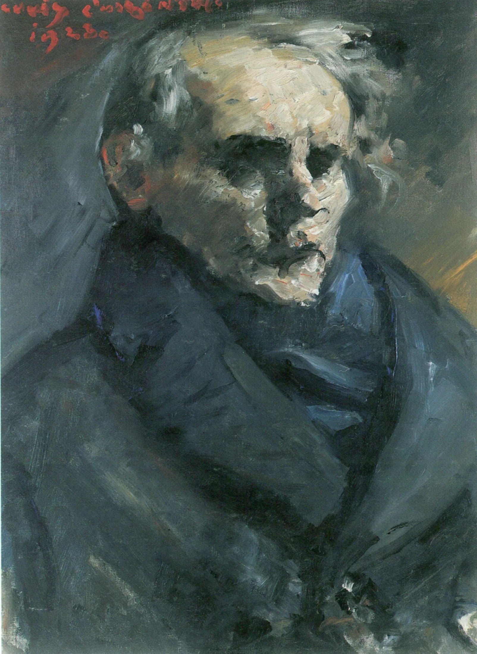 Portrait du peintre Bernt Grönvold - Lovis Corinth image 1 reproduction réalisée par Alpha Reproduction