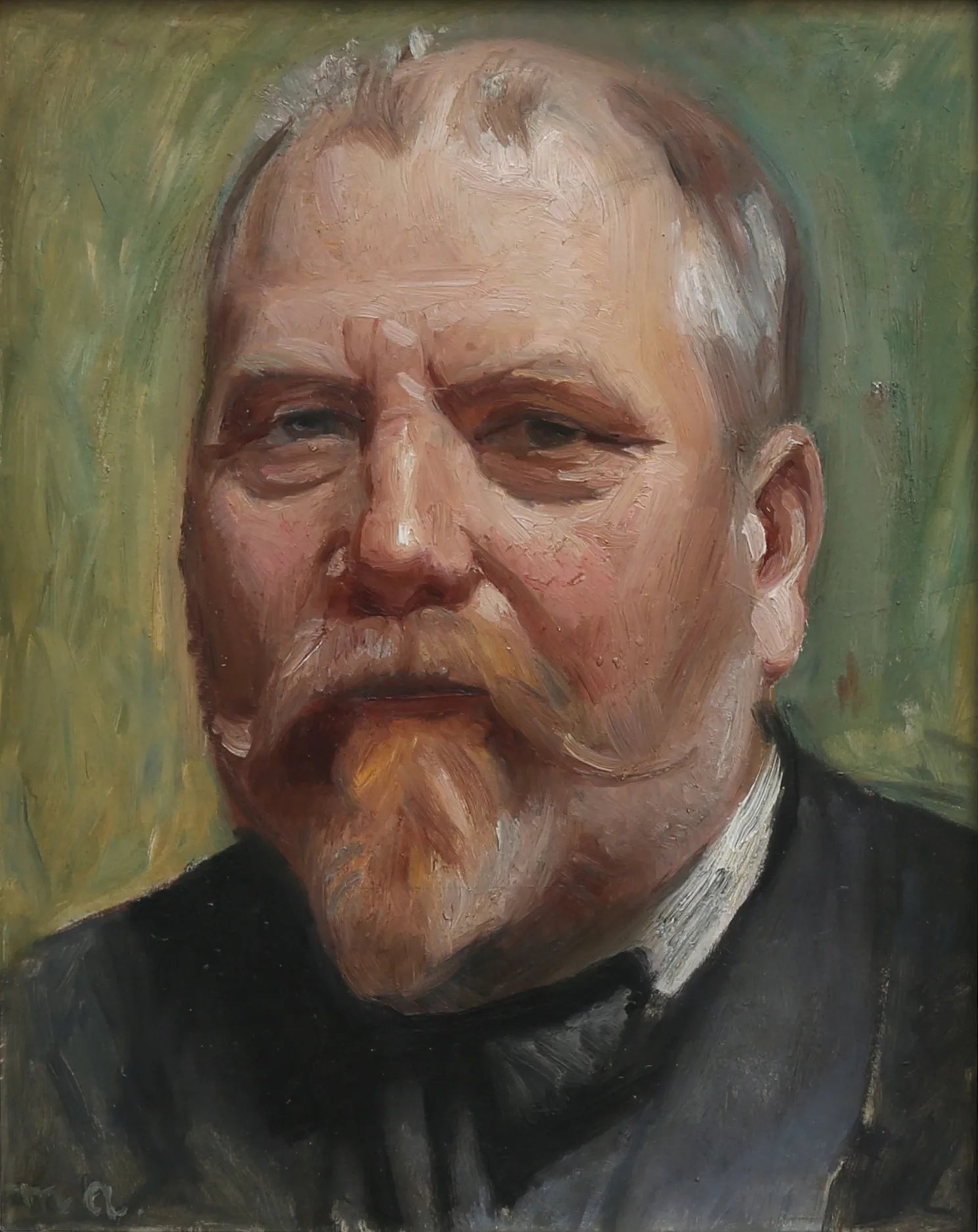 Portrait du peintre Carl Møller. - Michael Peter Ancher image 1 reproduction artisanale de tableau