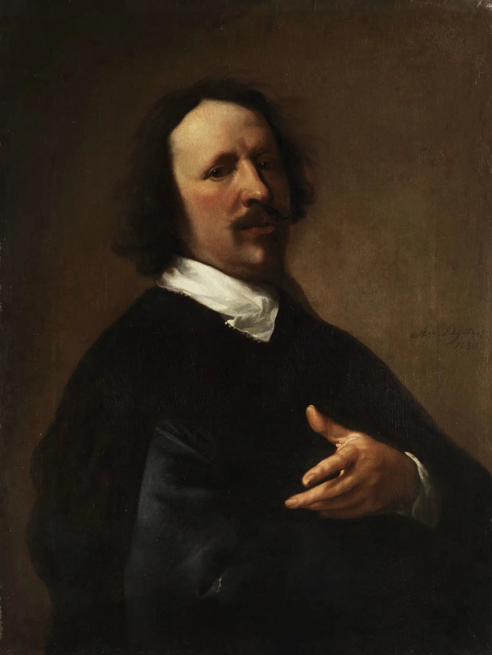 Portrait du peintre Caspar de Crayer (1584 - 1669). - Antoine van Dyck image 1 reproduction d’œuvre d’art à l’huile
