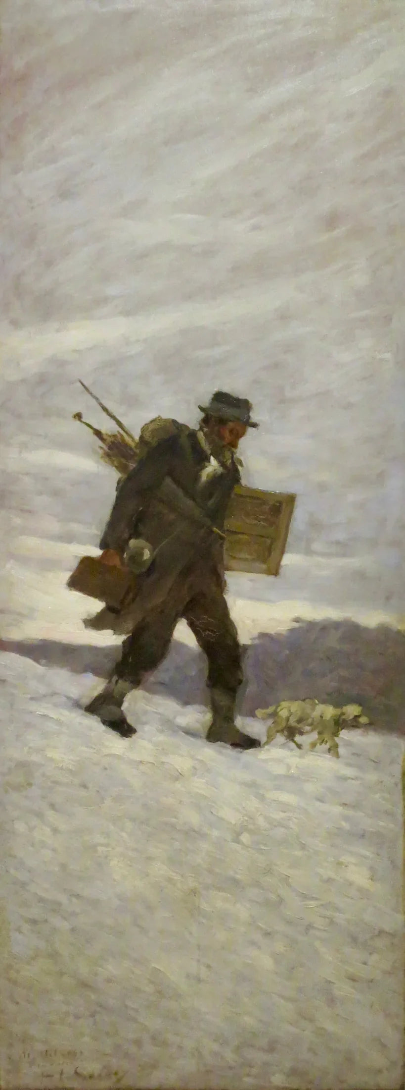 Portrait du peintre Eugène Chigot - Henri Le Sidaner image 1 reproduction artisanale de tableau