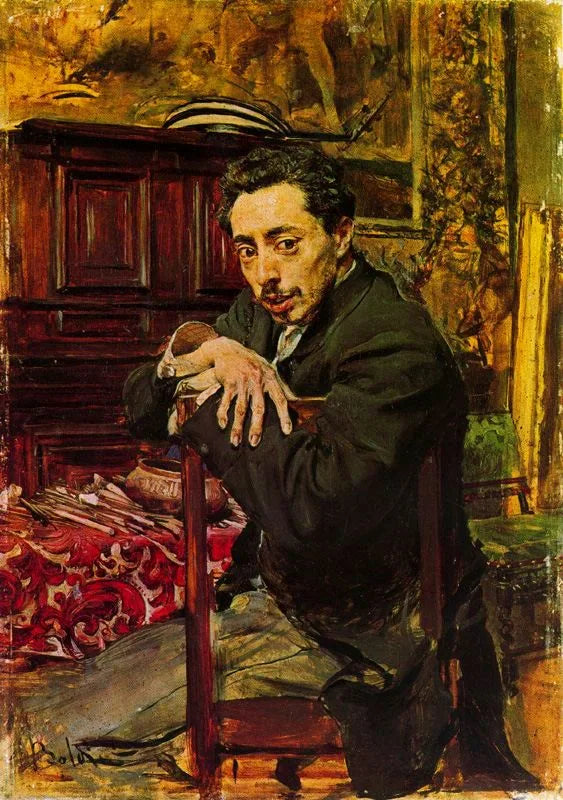 Portrait du peintre Joaquín Araujo y Ruano - Giovanni Boldini image 1 reproduction d’œuvre d’art à l’huile