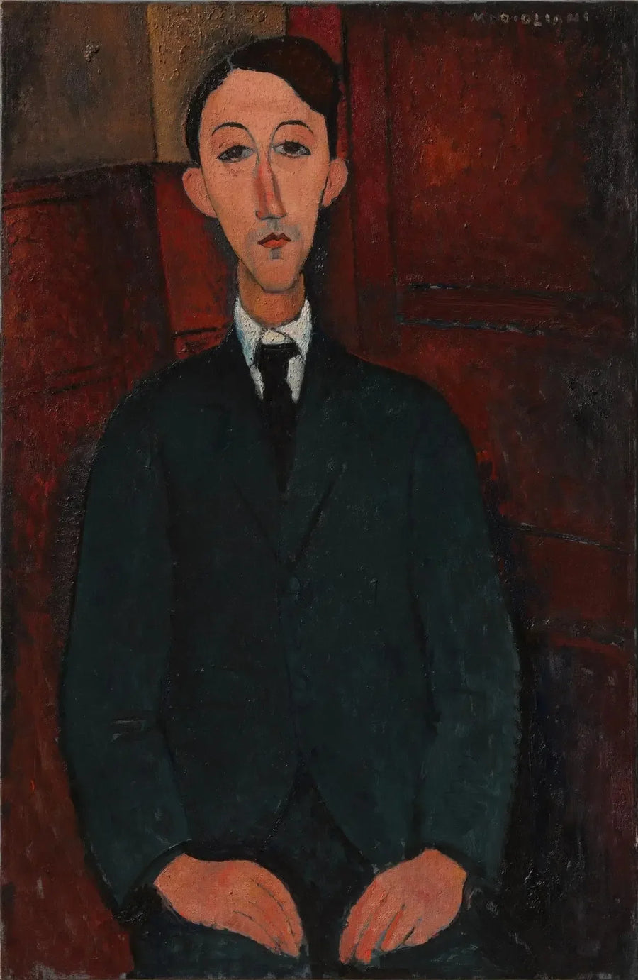Portrait du peintre Manuel Humbert - Amedeo Modigliani