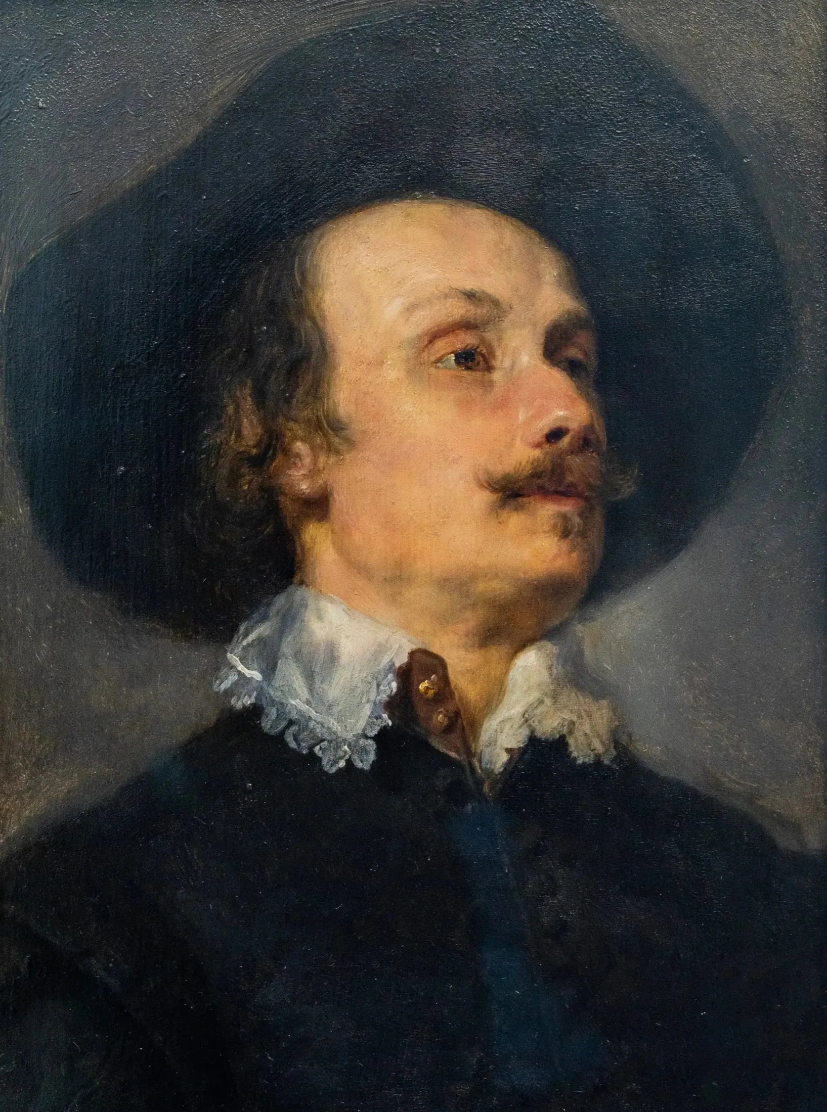 Portrait du peintre Pieter Snayers - Antoine van Dyck image 1 reproduction artisanale de tableau