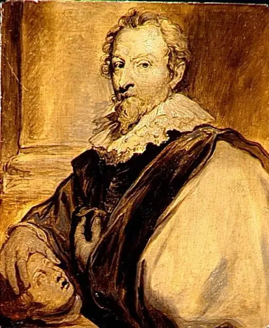 Portrait du peintre van Baelen - Antoine van Dyck image 1 copie de tableau peinte à la main