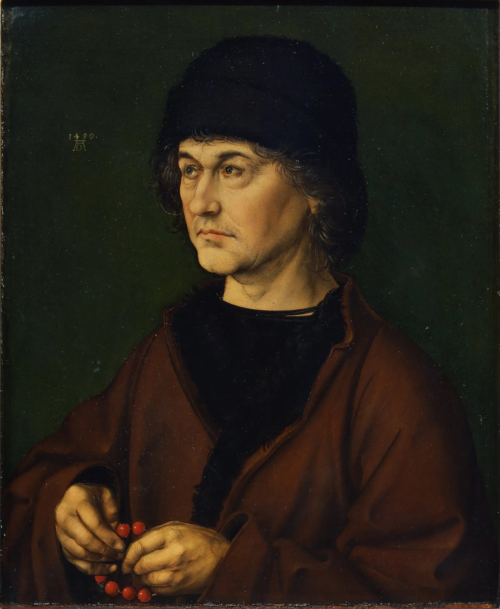 Portrait du père de l'artiste - Albrecht Dürer image 1 tableau peint à l’huile sur toile