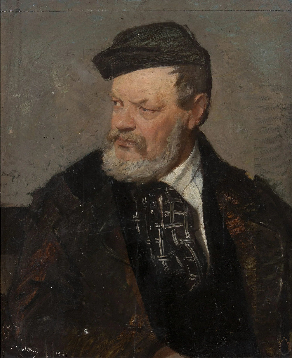 Portrait du père de l’artiste Antonio Boldini - Giovanni Boldini - Alpha Reproduction