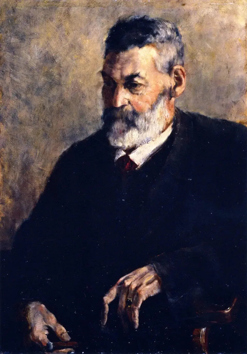 Portrait du Père - Franz Marc image 1 copie de tableau peinte à la main