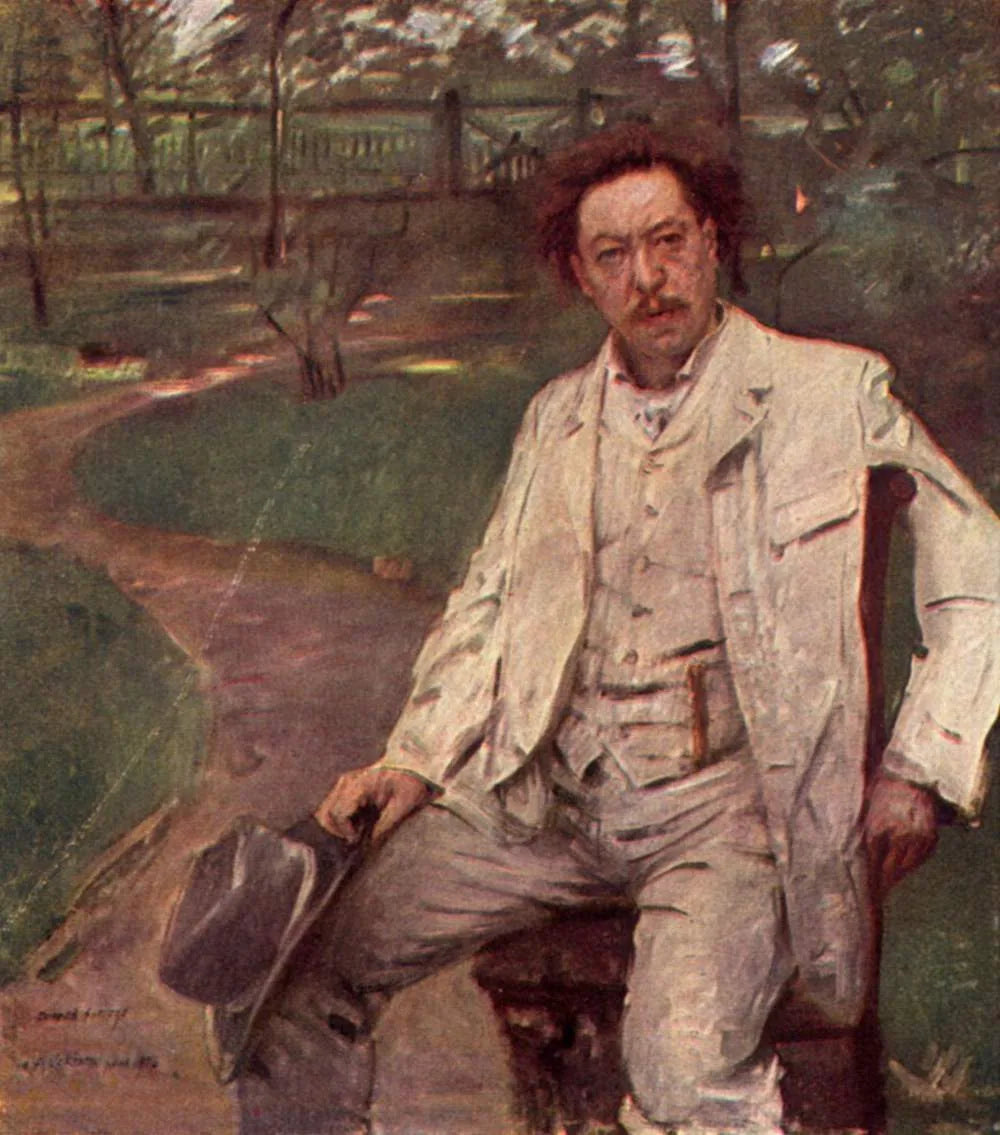 Portrait du pianiste Conrad Ansorge - Lovis Corinth image 1 copie de tableau peinte à la main